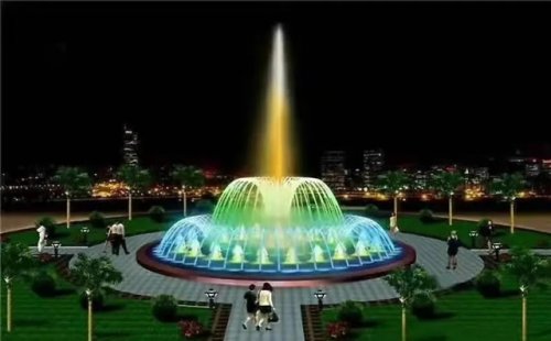 校園廣場(chǎng)音樂噴泉