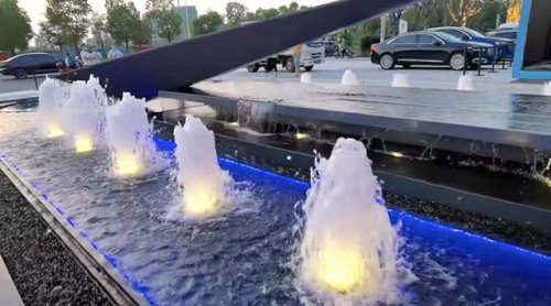 泡沫涌泉跌水噴泉景觀